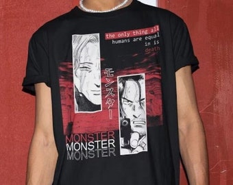 Monster Johan Liebert Kenzo Tenma Unisex Shirt , Monster Anime
