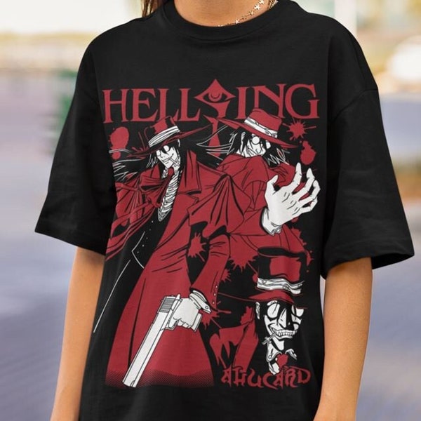 Ultimate Vampire Shirt, Vampire Hoodie, Anime Hellsing Shirt, Alucard Hellsing Hoodie, Hellsing shirt, Pentagram Hoodie, Hellsing Tee