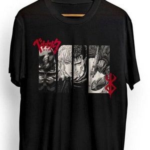 アニメヴィンテージスペシャルユニセックスTシャツ、アニメマンガシャツ、アニメシャツ、黒い剣士、スカルナイト、グラフィックアニメTシャツ、マンガシャツ、日本