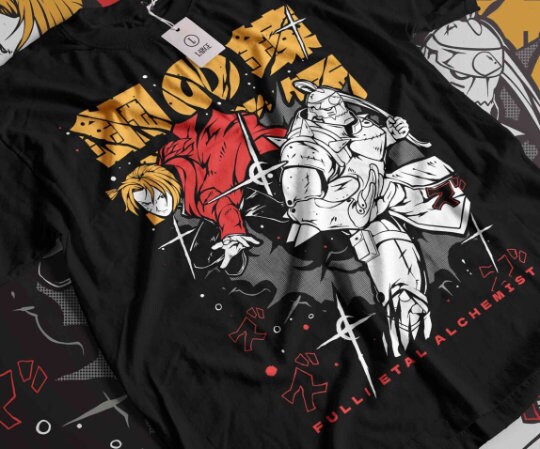 Fullmetal Alchemist Brotherhood Anime T Shirt 100% Cotton Fullmetal  Alchemist Characters Fullmetal Alchemist Dog Fullmetal