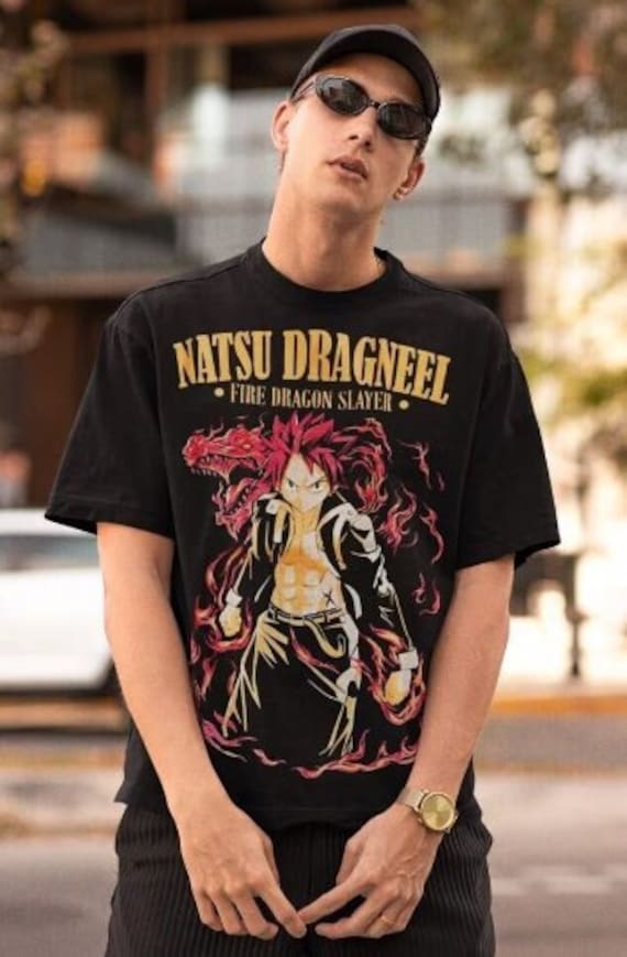 Fairy Tail Natsu Dragneel Shirt, Gray Fullbuster, Gajeel