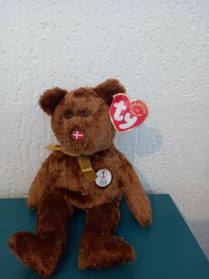 Ty Beanie Babies Champion FIFA 2002 World Cup Denmark Etsy