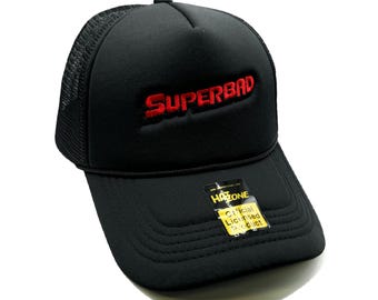 Superbad Mesh Trucker Hat Snapback (Black)