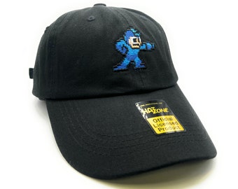 Mega Man NES Dad Hat (Black)