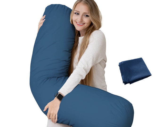 Round Body Pillow Adult Extra Long Throw Pillow Super Soft Large