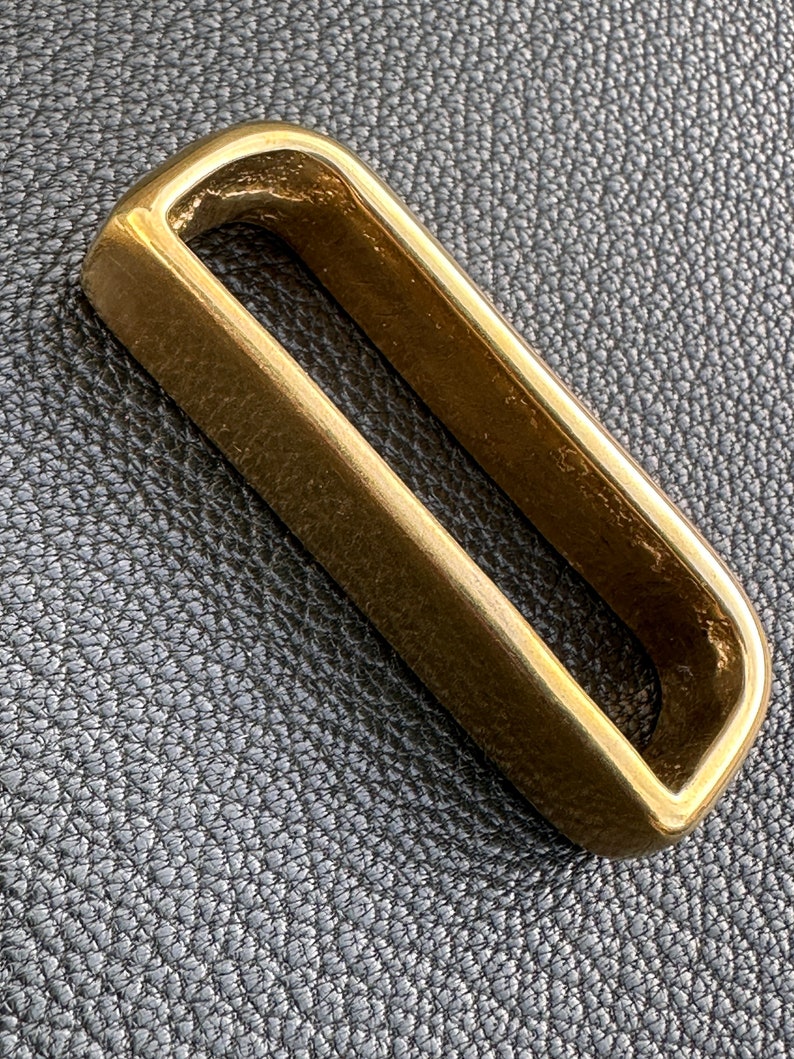 Solid Brass Belt Keeper/loop Etsy