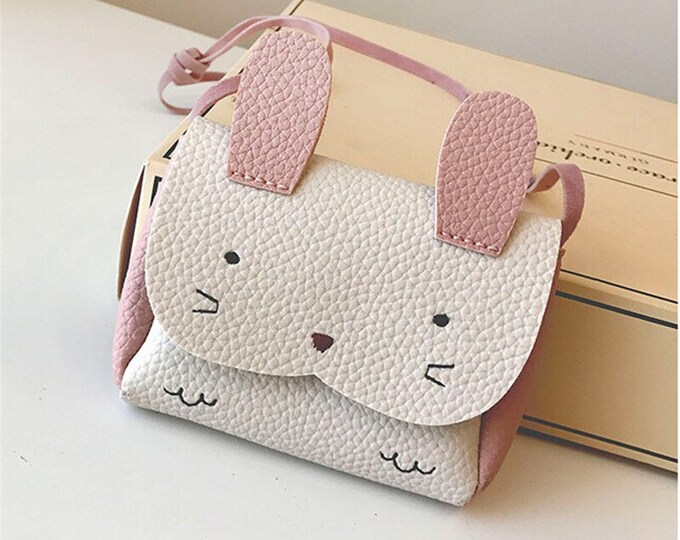 Girls Bunny Coin Purse Rabbit Bag Wallet Kids Rabbit One Etsy