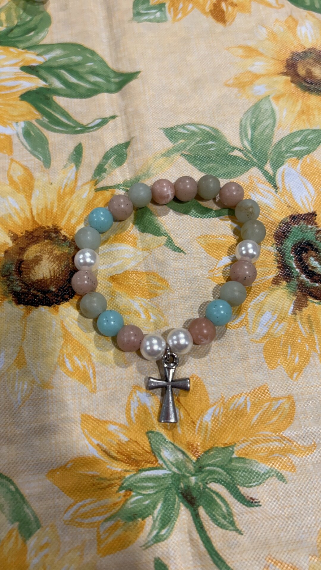 Little Girls Cross Bracelet Etsy