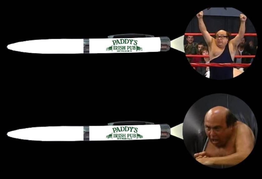 Projection pen - gag gift - funny - frank - reynolds- danny - devito - gift - Christmas- present- white elephant- stocking stuffer