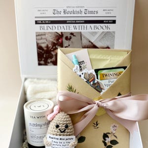 Blind Date with a Book Lover Club Bookish Personalized Gift For Book Lover Gift Book Worm Gift Box for Avid Reader Romantasy Cozy Book Gift
