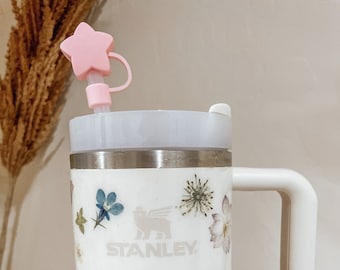 8 Straws With Cover Cap For Stanley Tumbler Replacement - Reusable