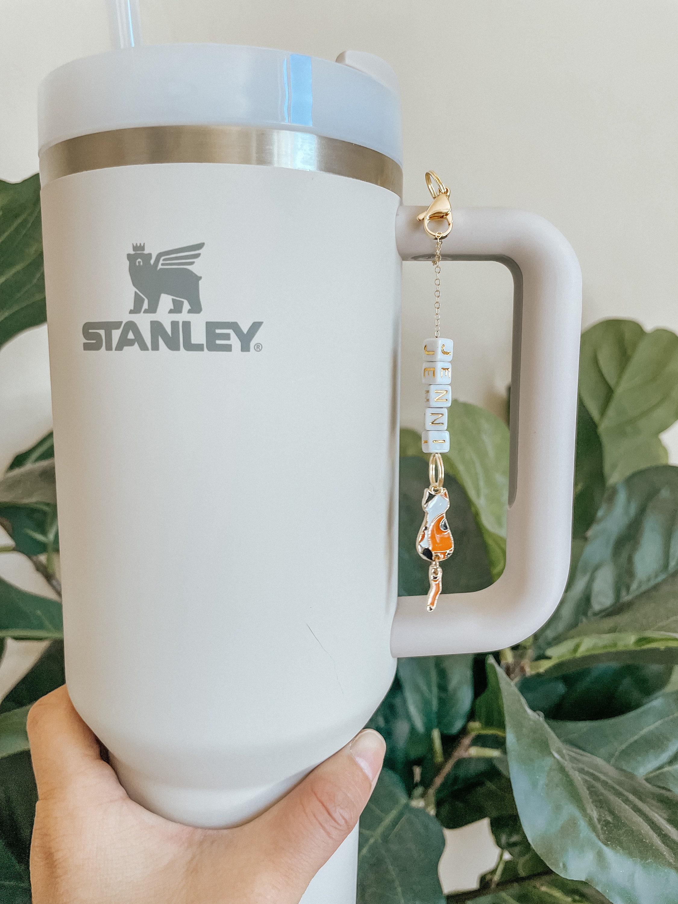Stanley Tumbler Cup Charm Accessories for Water Bottle Stanley Cup Tumbler  Handle Charm Stanley Accessories Water Bottle Cat Lover Charm 