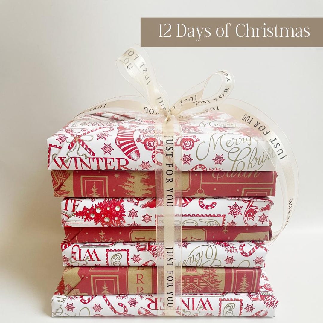 Holiday Blind Date With a Book Gift Set Christmas Advent Calendar 12 Days of Christmas Book