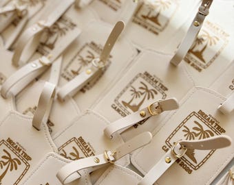 Personalized Corporate Gift Favor Bulk Luggage Bag Tag Engraved Company Logo Gift for New Employee Welcome to the Team Event Promo Gift