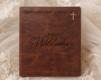 Personalized NIV Wedding Ceremony Bible Custom Gift for the Bride from Grandma Gift for Christian Church Wedding Engraved Gift for Vows