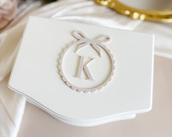 Personalized Musical Ballerina Jewelry Box for Little Girl Custom Keepsake First Jewelry Box for Grand Daughter Birthday Girl Luxury Gift