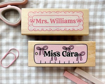 Personalized Teacher Whiteboard Dry Eraser Custom Back to School Teacher Classroom Gift Basket Gift Idea Prek Special Ed Teacher Favor Gift