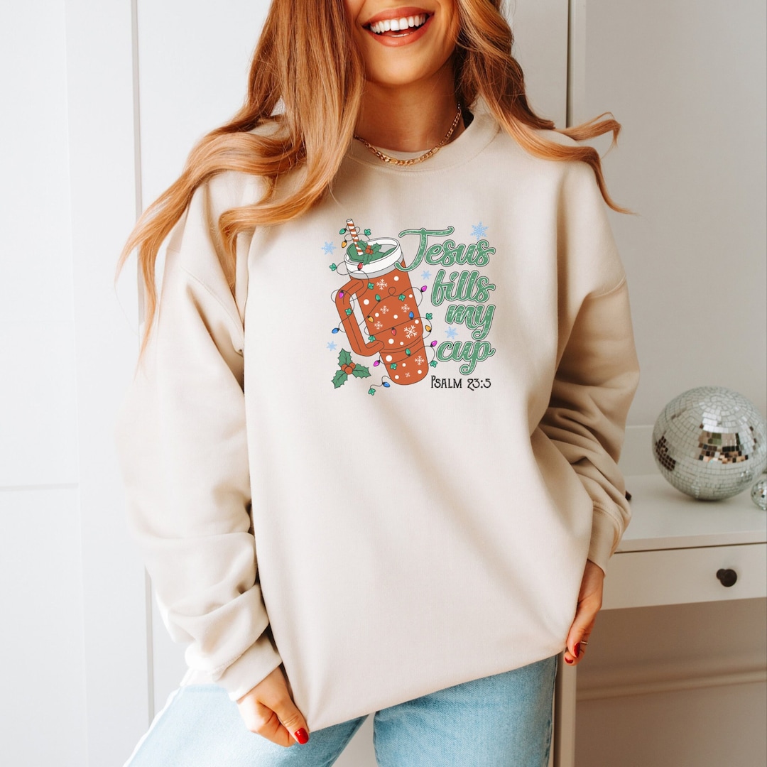 Christmas Stanley Sweatshirt Stanley Lover Tumbler Gift Bougie Funny ...