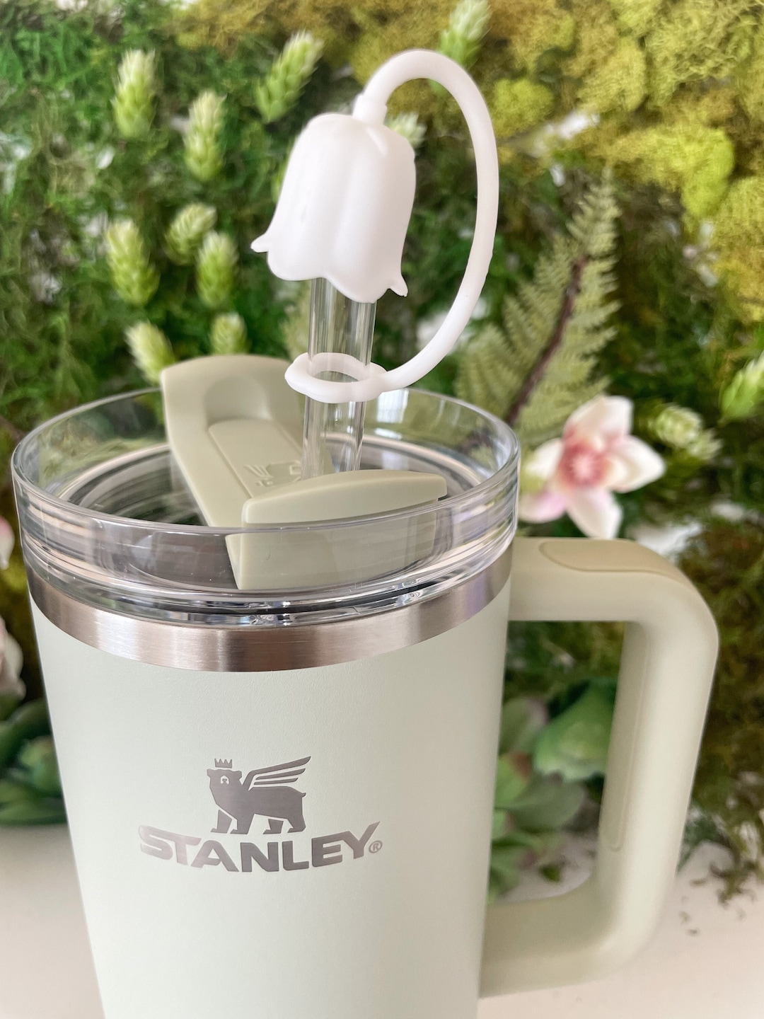 Stanley Straw Topper Cover Stanley Straw Charms Flower Topper - Etsy