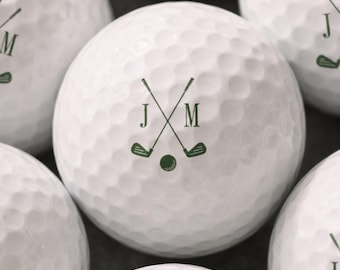 Personalized Golfer Ball Custom Monogram Gift Dad Coach Team Tournament Prize Gift for Husband Birthday Favor Gift His Retirement Party