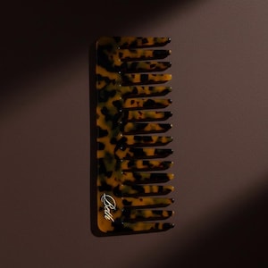 Engraved Tortoise Shell Hair Comb Gift Custom Name Detangler Brush for Hair Accessory for Esthetician Hairstylist Client Thank You Gift