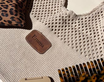 Personalized Beach Bag Summer Travel Pool Tote Custom Mesh Crochet  Bag For Festival Concert Outfit Accessory Purse Swim Bag for Vacation