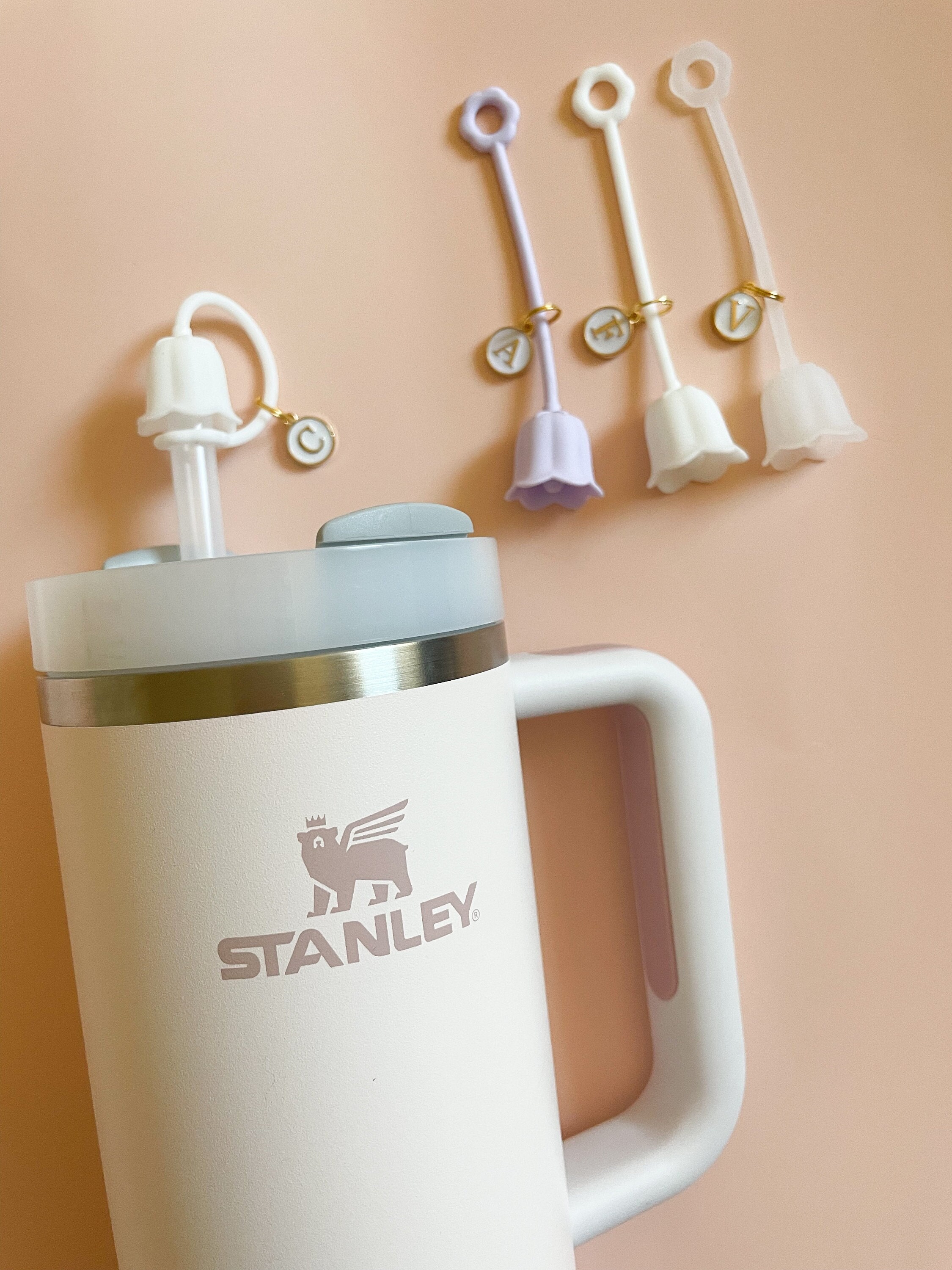 Stanley Accessory Straw Cap Stanley Topper Drink Cover Stanley Straw Cover  Stanley Daisy Straw Cover 40oz Stanley Cup Quencher Cap 30oz 