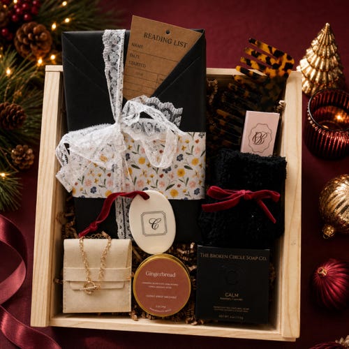 Book Blind Date Gift Set Box without the Book Lover Club Bookish Personalized Gift For Book Lover Gift Book Worm Gift Box Accessories