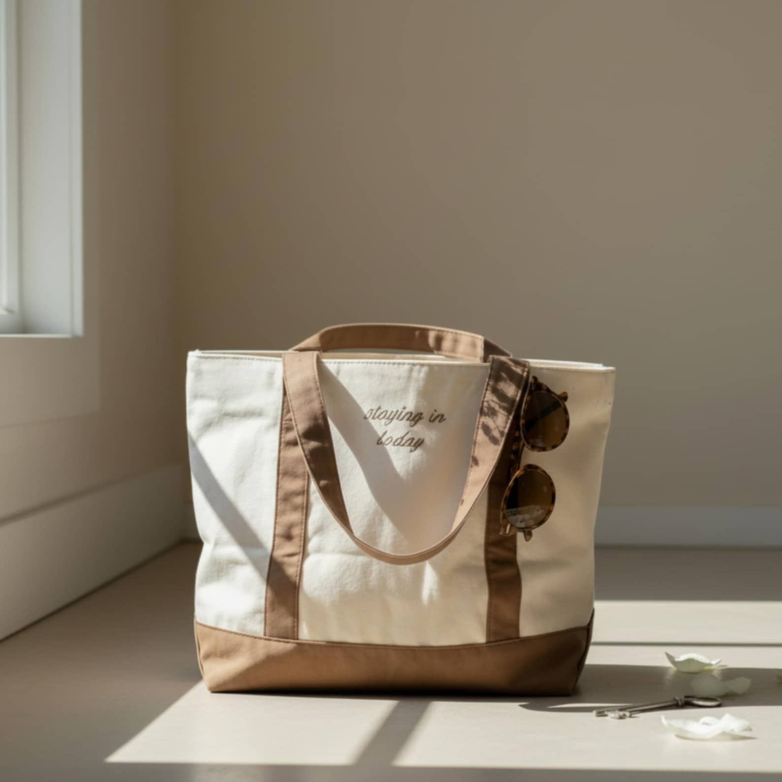 Embroidered Personalized Tote Bag