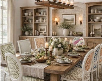 8 Custom Upholstered Dining Chairs | Handcrafted by Kelly Kate