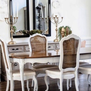 6 French Country Dining Chairs - Customizable
