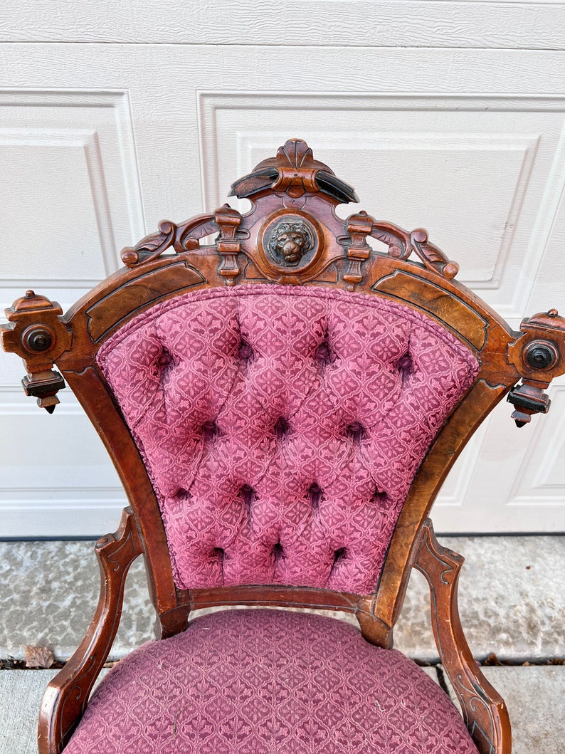 Custom Antique Accent Chair Etsy
