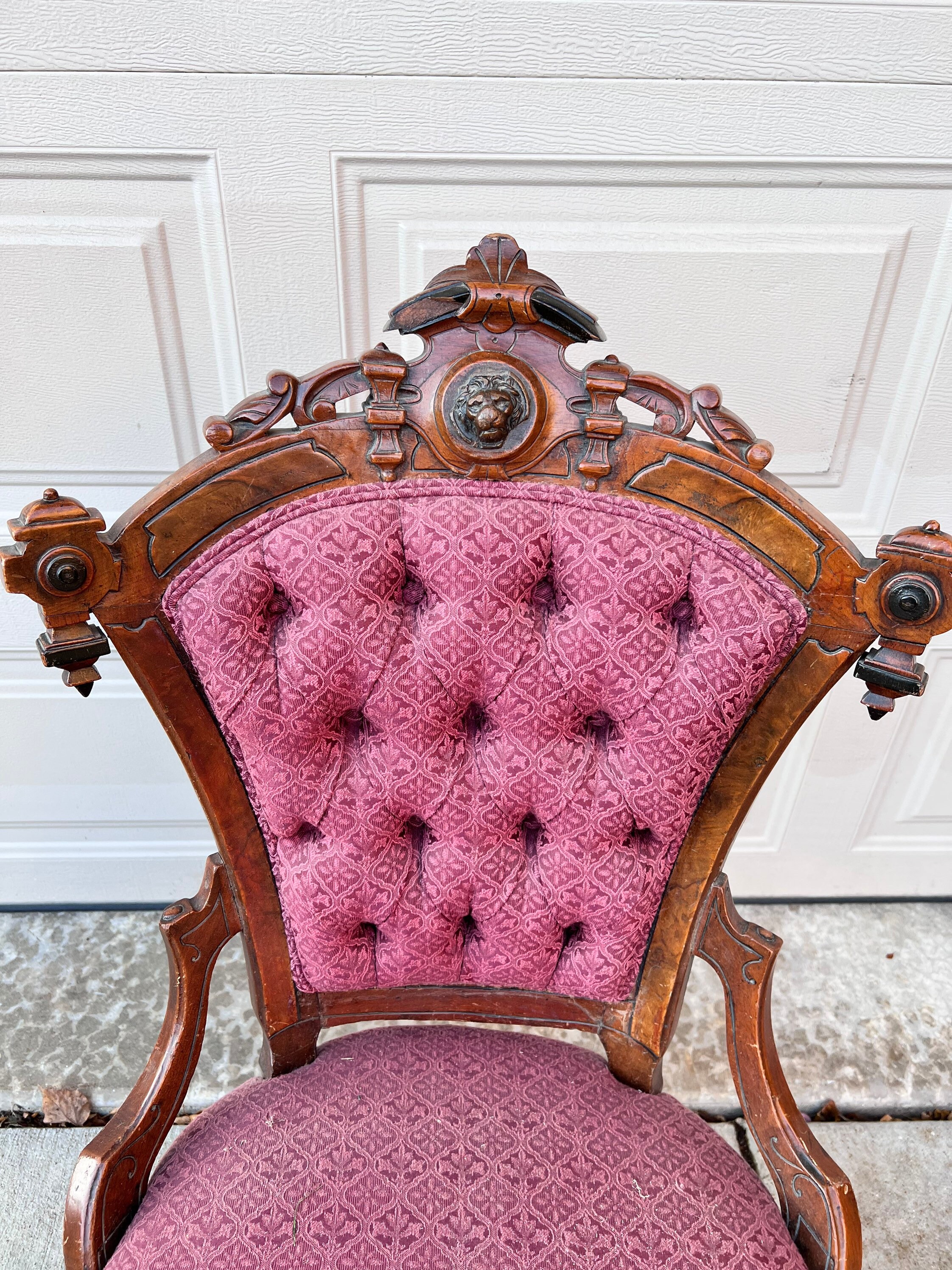 Custom Antique Accent Chair - Etsy