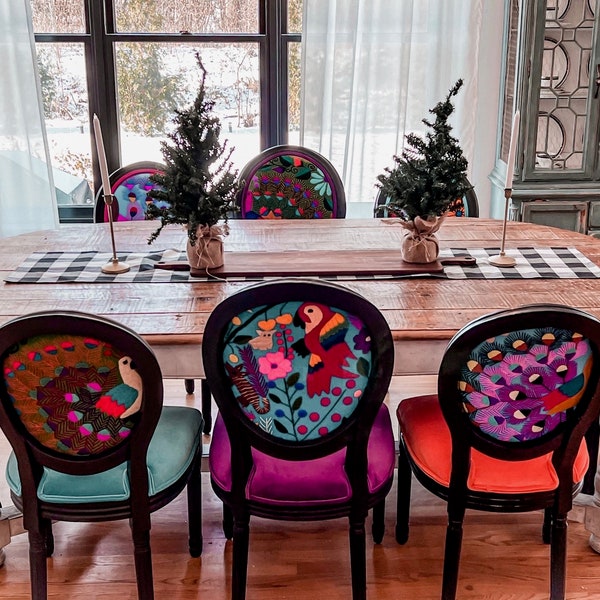 Eclectic Dining Chairs Etsy