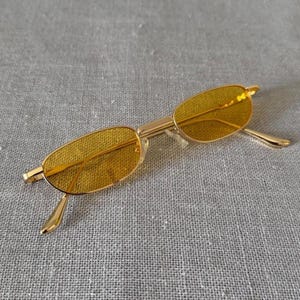 Y2k Yellow Sunglasses - Etsy