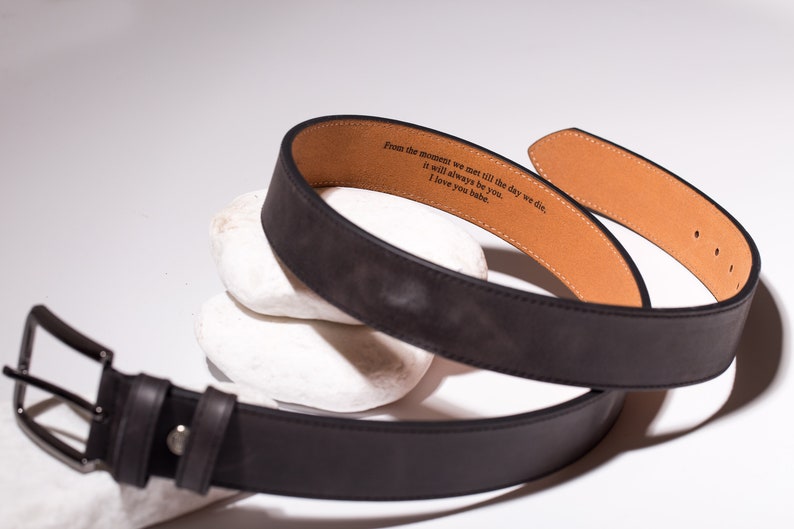 Custom Leather Belt Classic Leather Belt Name Belt Etsy