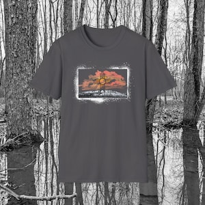 Albuquerque Sandia Mountains Sunset Unisex T-Shirt | New Mexico Landscape Tee