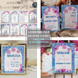 Mamma Mia Bachelorette Gifts and Cards Sign, Mamma Mia Party, Table ...