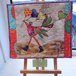 Love is in the Air PDF Pattern - Full Color - Mini Quilt - Quilt Block ...