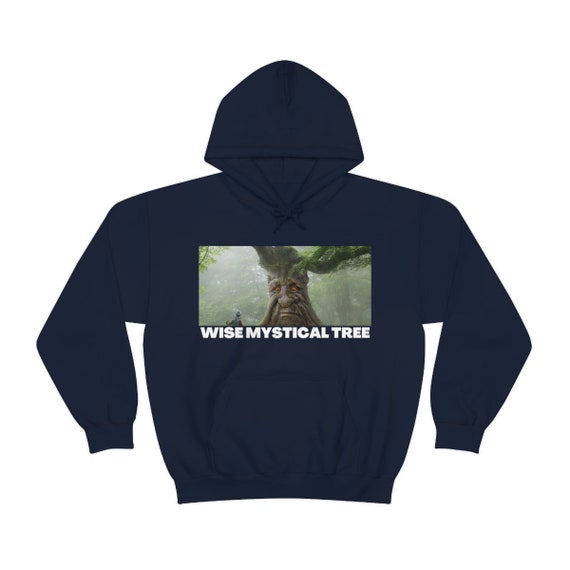 Wise Mystical Tree Meme Unisex Hoodie -  Finland