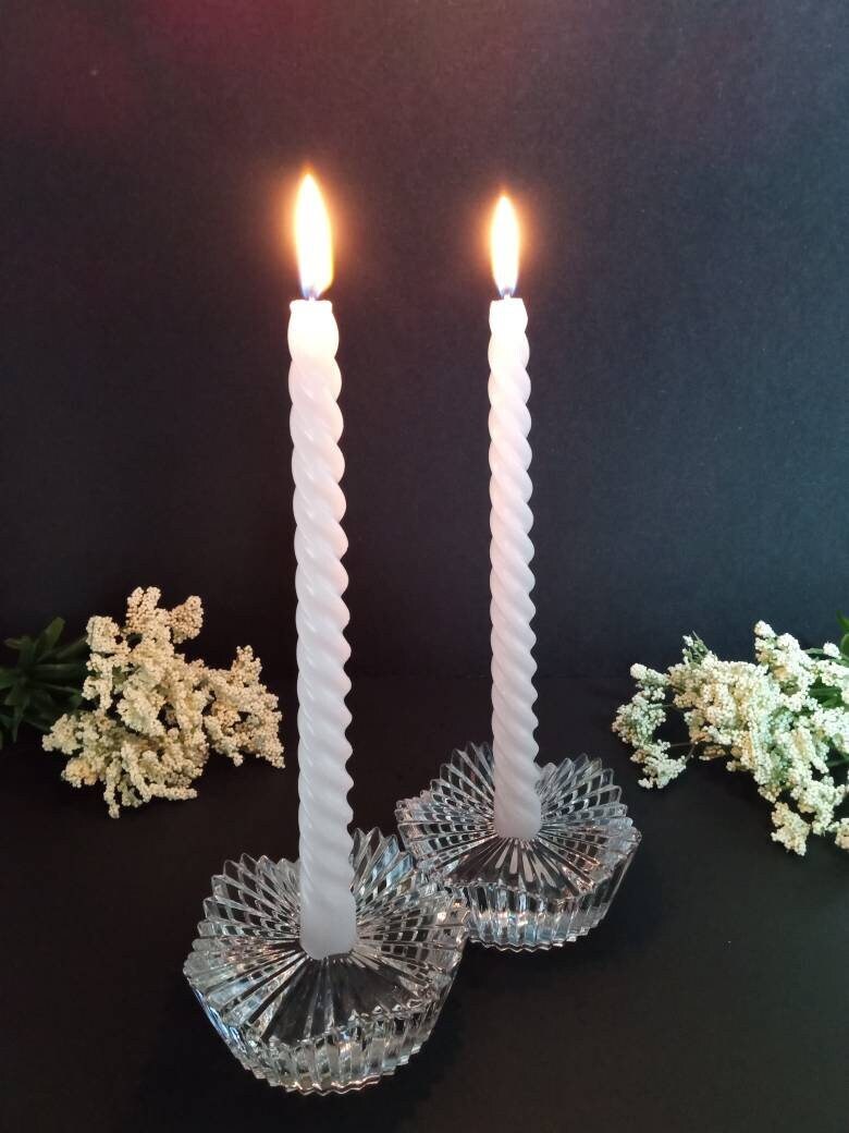 Mikasa Crystal Candle Holders Motion Style Austrian Very Etsy