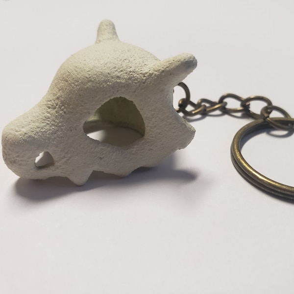 Cubone Skull Keychain - Gift for Pokemon fans