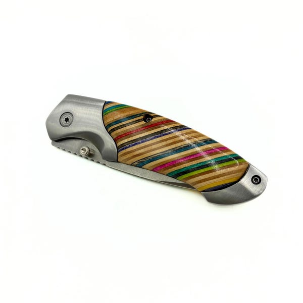 Recycled Skateboard Pocketknife