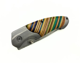 Recycled Skateboard Pocketknife