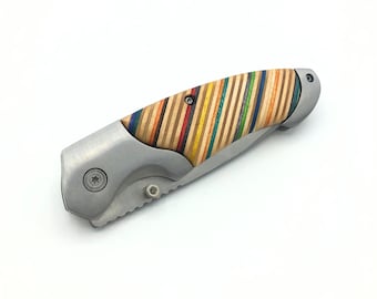 Recycled Skateboard Pocketknife