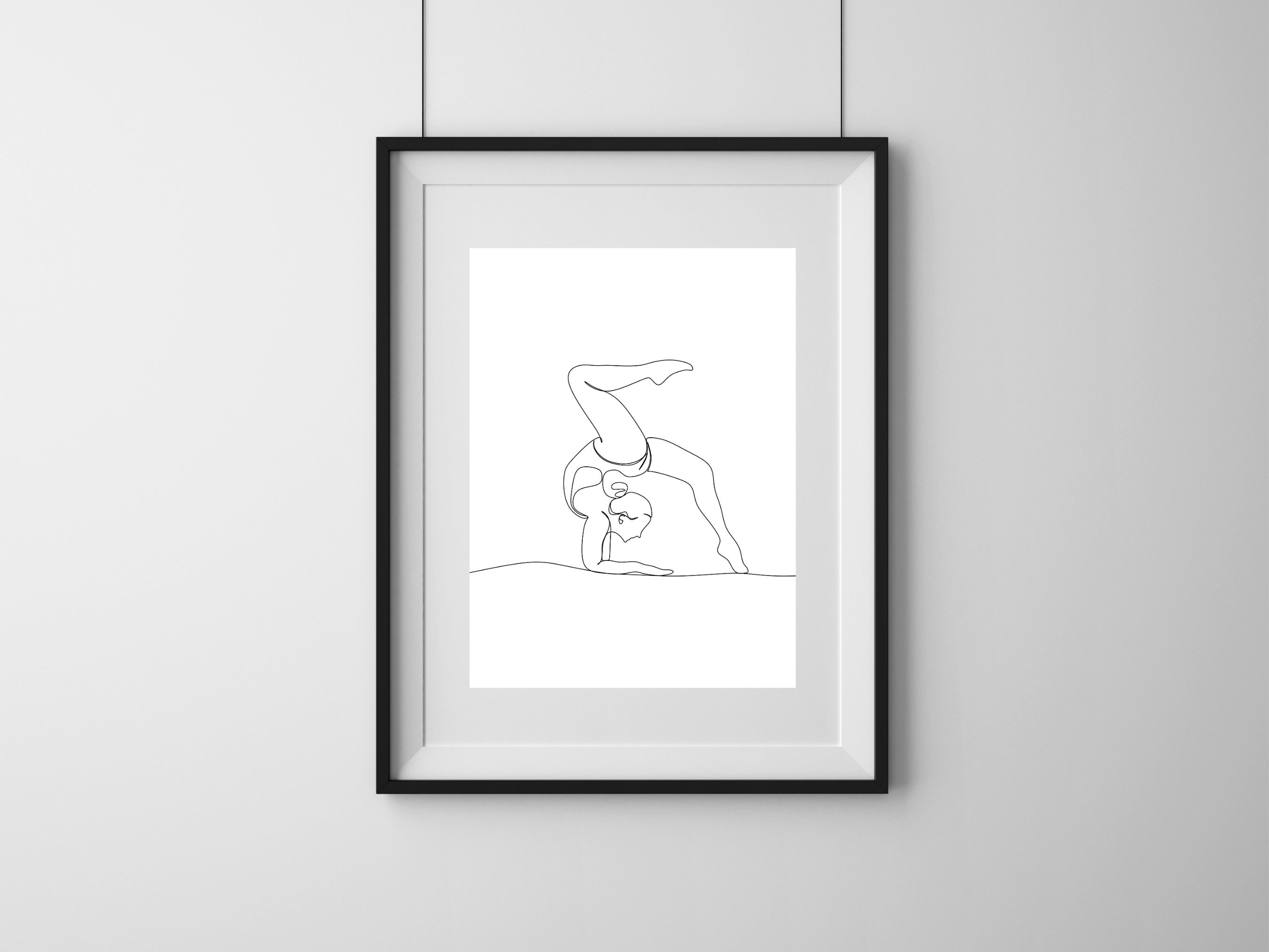 Gymnast Line Art Gymnastics Wall Art Gymnast Gift For Gymnastics Girl gymnast-line-art-gymnastics-wall-art-gymnast-gift-for-gymnastics-girl
