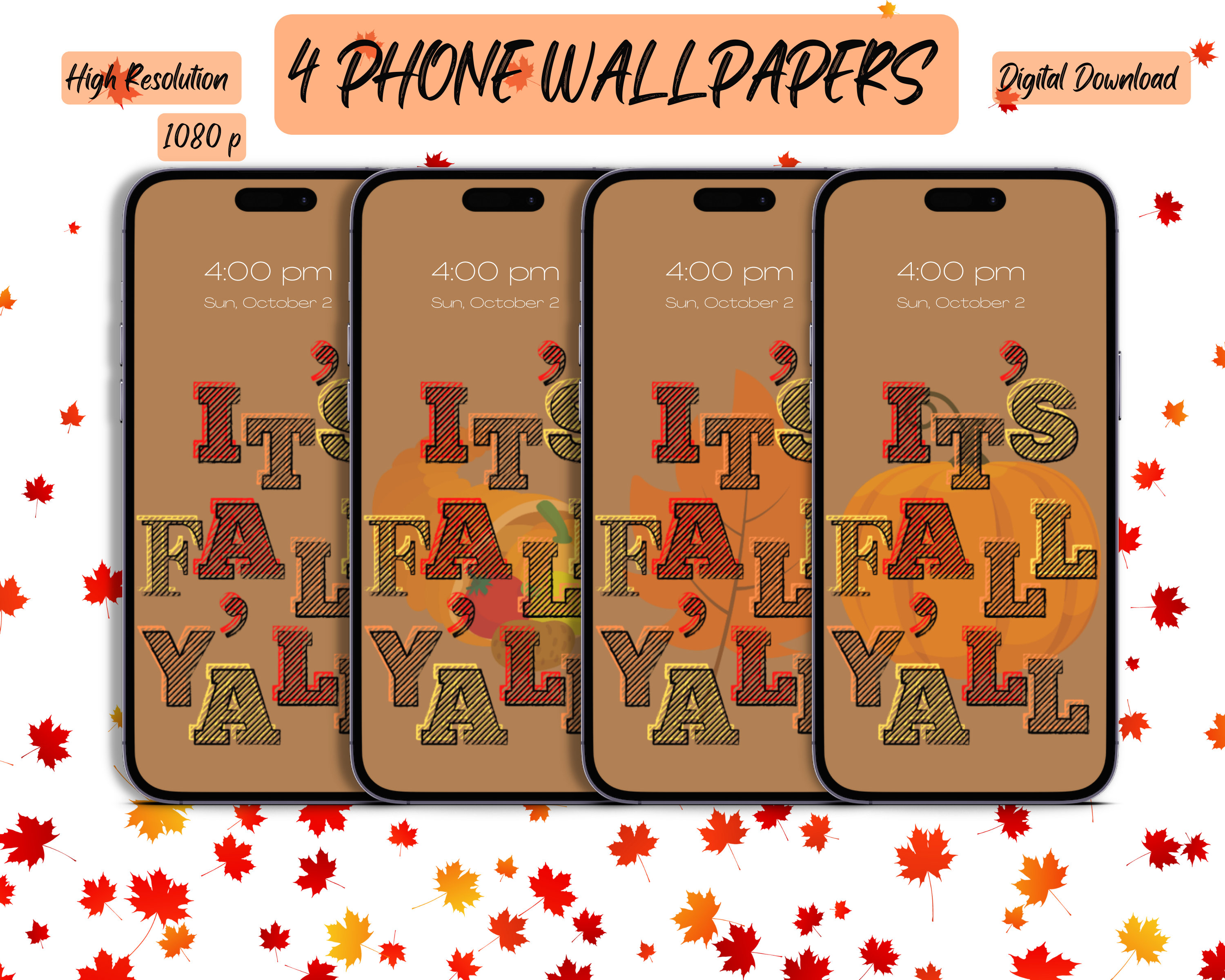 Buy It's Fall Y'all Phone Wallpapers Fall Autumn Themed Online in India 