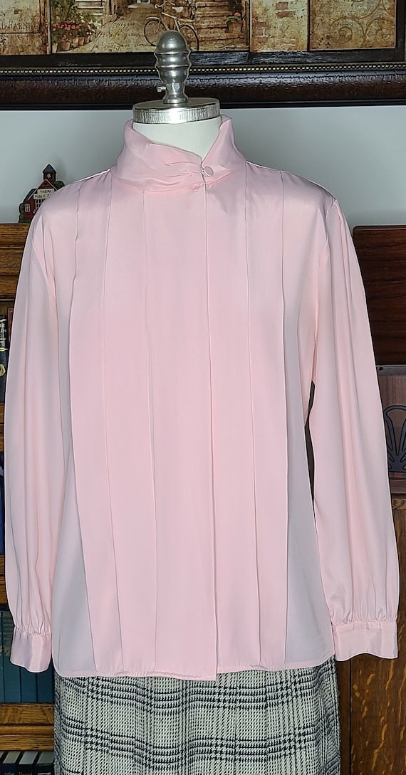 Pretty in Pastel Pink Alyssa Carr Blouse