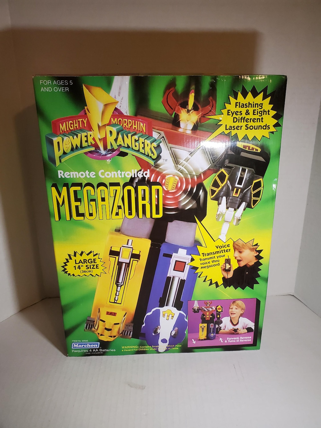 Power Rangers Mighty Morphin Remote Controlled Megazord 1994 - Etsy