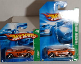 Hot Wheels Treasure Hunt 2007 Mega Thrust Orange 05 New in Blister